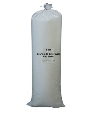 Esferovite para Pufs granulado cerca de 45 litros, 90 litros e 450 litros