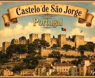 Imane de frigorifico CASTELO DE SÃO JORGE, Lisboa