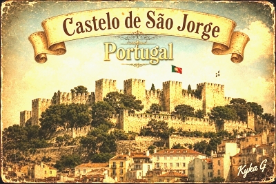 Imane de frigorifico CASTELO DE SÃO JORGE, Lisboa