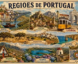 Imanes Regiões de Portugal - Souvenir