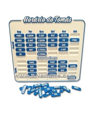 Horário Escolar 3d